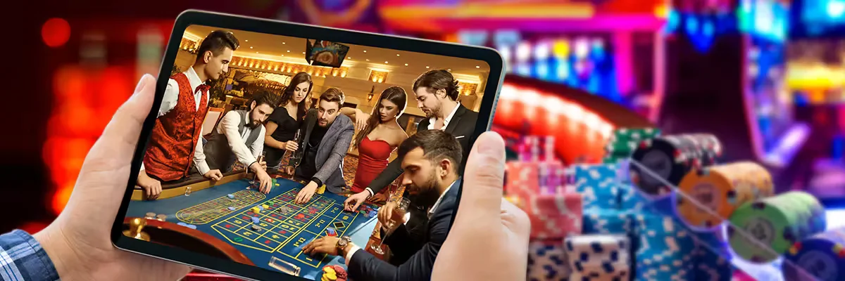Brazilian woman using the 088BR mobile app with a high-end roulette visual background